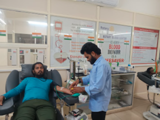 rotary blood bank